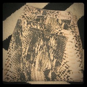 Vs Siren reptile print pants